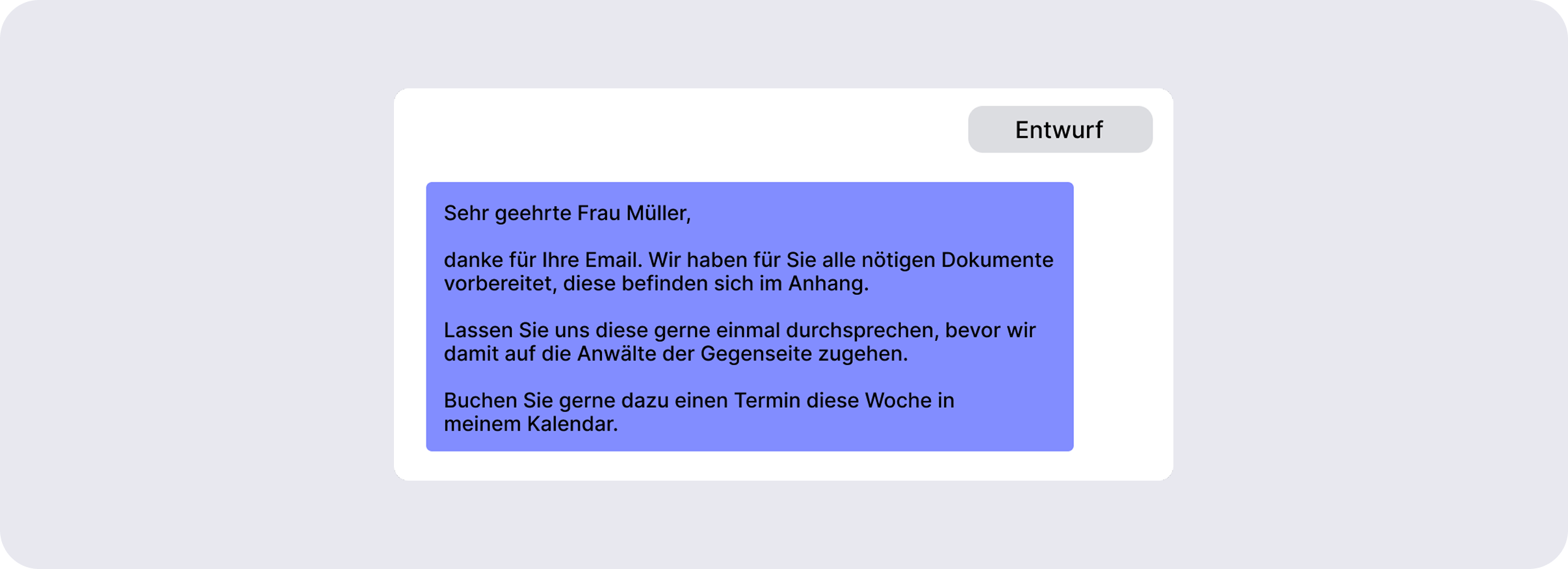 Emails, beA & Kommunikation