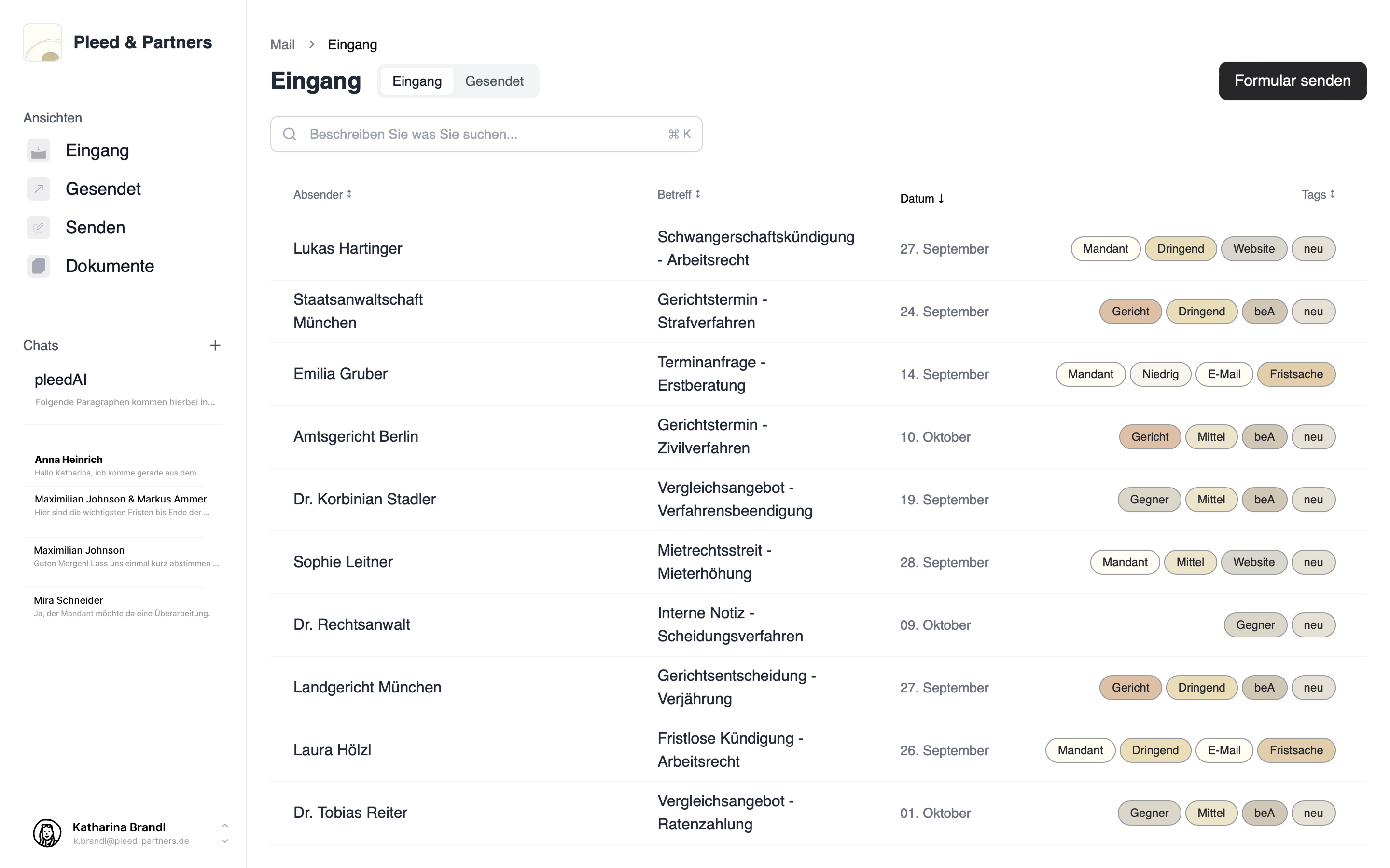 pleed Dashboard Preview